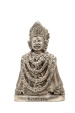 Brass Silver-Coated Superfine Khatu Shyam Idol – 11 Inches - Image 7
