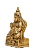 Brass Kuber Idol – Ashirwaad Mudra – Vintage Look – 4.5 Inch - Image 8