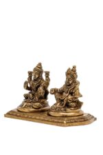 Superfine Brass Kuber and Laxmi Idol – Blessings of Wealth – 3.5 Inch – Antique Finish - Image 8
