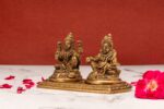 Superfine Brass Kuber and Laxmi Idol – Blessings of Wealth – 3.5 Inch – Antique Finish - Image 7