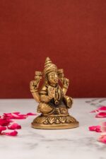 Brass Superfine Laxmi Mata Idol – 2.75 Inch - Image 6