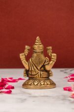 Brass Superfine Laxmi Mata Idol – 2.75 Inch - Image 5