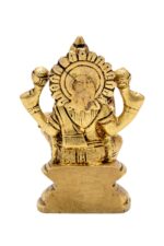 Brass Superfine Laxmi Mata Idol – 4.25 Inch - Image 6