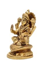 Brass Superfine Laxmi Mata Idol – 4.25 Inch - Image 5