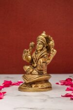 Brass Superfine Laxmi Mata Idol – 4.25 Inch - Image 2