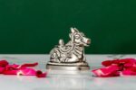 Brass Silver-Coated Superfine Nandi Idol – 1.5 Inches - Image 4