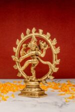Superfine Brass Nataraj Idol – 6 Inch - Image 8