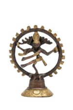 Brass Nataraj Idol – Dual Tone – 5 Inch - Image 8