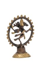 Brass Nataraj Idol – Dual Tone – 5 Inch - Image 7