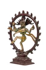 Brass Nataraj Idol – Dual Tone – 8 Inch - Image 6