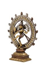 Brass Nataraj Idol – Triple Tone – 8.5 Inch - Image 6
