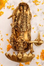 Superfine Brass Padmananam Idol – Detailed Carving – 5 Inch - Image 9