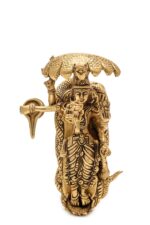 Superfine Brass Padmananam Idol – Detailed Carving – 5 Inch - Image 3