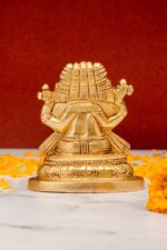 Superfine Brass  Punchmukhi Ganesh Idol – 3.5 Inch - Image 7