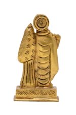 Superfine Brass Radha Krishna Idol with Cow – 4 Inch - Image 3