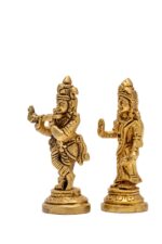 Superfine Brass Radha Krishna Idol – 4 Inch - Image 3