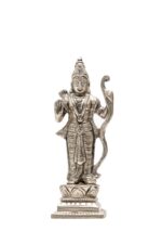 Brass Silver-Coated Superfine Ram Lalla Idol – 5.35 Inches - Image 8