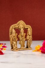 Brass Ram Darbar – Miniature – 3 Inch - Image 6