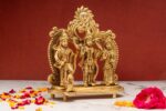 Superfine Brass Ram Darbar – Detailed Carving – 7 Inch - Image 8
