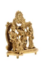 Superfine Brass Ram Darbar – Detailed Carving – 7 Inch - Image 5