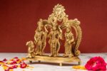 Superfine Brass Ram Darbar – Detailed Carving – 7 Inch - Image 2