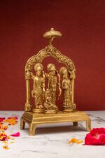 Brass Ram Darbar with Chatri – 9.5 Inch - Image 8