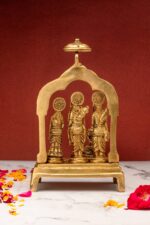 Brass Ram Darbar with Chatri – 9.5 Inch - Image 7