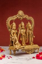 Superfine Brass Ram Darbar – Beautifully Carved – 9 Inch - Image 8