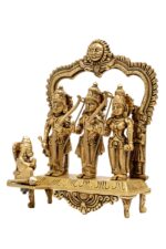 Superfine Brass Ram Darbar – Beautifully Carved – 9 Inch - Image 5