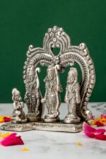 Brass Silver-Coated Superfine Ram Darbar – 4.75 Inches - Image 2