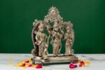 Brass Silver-Coated Superfine Ram Darbar – 7 Inches - Image 4