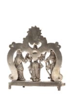 Brass Silver-Coated Superfine Ram Darbar – 7 Inches - Image 5