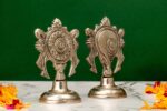 Brass Silver Coated Superfine Shank Chakra – 4.35 Inch - Image 4