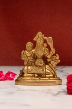 Brass Shiv Parivar Idol with Nandi – 3 Inch - Image 6