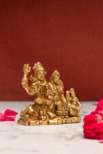 Superfine Brass Shiv Parivar Idol with Nandi – 3 Inch - Image 5