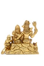 Superfine Brass Shiv Parivar Idol – 4 Inch - Image 4
