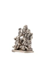 Brass Silver-Coated Shiv Parivar Idol – 2.75 Inches - Image 7