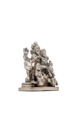 Brass Silver-Coated Shiv Parivar Idol – 2.75 Inches - Image 6