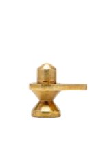 Brass Plain Shivling – Miniature – 1.5 Inch - Image 7