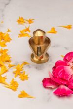 Brass Plain Shivling – Miniature – 1.5 Inch - Image 12