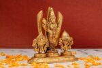 Brass Superfine Tirupati Balaji Idol with Shankh Chakra Trishul – 4.25 Inch - Image 2