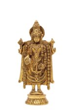 Brass Superfine Tirupati Balaji Idol – Detailed Carving – 7 Inch - Image 4