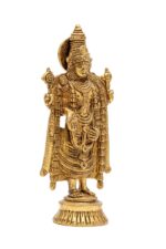 Brass Superfine Tirupati Balaji Idol – Detailed Carving – 7 Inch - Image 8