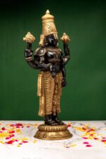Brass Tirupati Balaji Idol – Dual Tone – 18.5 Inch - Image 2