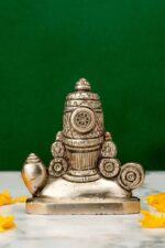 Brass Silver-Coated Superfine Tirupati Balaji Idol Face – 2.75 Inches - Image 3
