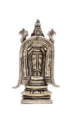 Brass Silver-Coated Superfine Tirupati Balaji Idol- 4.75 Inches - Image 8