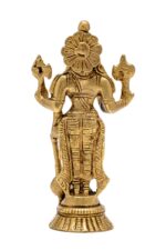 Brass Superfine Vishnu Idol – Standing – 6 Inch - Image 5
