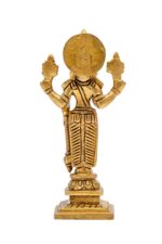 Brass Superfine Vishnu Idol – Standing – 5 Inch - Image 3