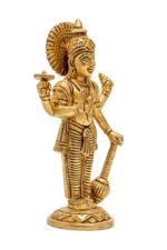 Brass Superfine Lord Vishnu Idol – Standing – 7 Inch - Image 6
