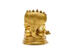 Brass Superfine Vishnu Laxmi Idol – On Sheshnag – 4.5 Inch - Image 3